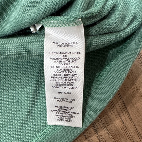 Vineyard Vines by Shep & Ian Green Pullover Quarter Zip Sweater Size Medium - Picture 3 of 9